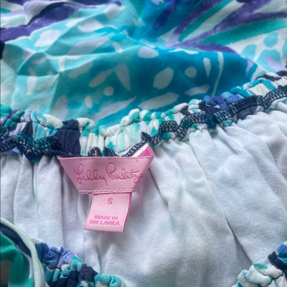 Lilly Pulitzer Teal and Purple Dress